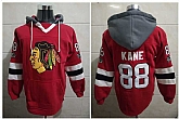 Blackhawks 88 Patrick Kane Red All Stitched Pullover Hoodie,baseball caps,new era cap wholesale,wholesale hats